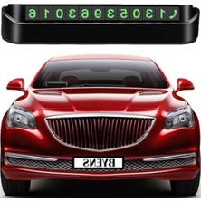 Esranın Dünyası Fosforlu Araç Numaratörü ile Park Telefon Numarası Gösterimi