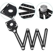 Esranın Dünyası Alüminyum Delik Ayarlayıcı Şablon Cetvel