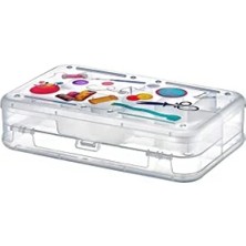 Esranın Dünyası Çok Bölmeli, Şeffaf Hobi Dikiş ve Malzeme Organizeri