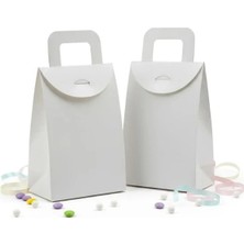 Esranın Dünyası 20 Adet 10X15 cm Beyaz Hediye Kutusu