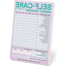 Esranın Dünyası Haftalık Öz Bakım Izleyici Not Defteri - 15,2 x 22,9 Cm, Pastel Renk