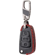 Esranın Dünyası Deri Anahtar Kılıfı - Audi Modeli Uyumlu