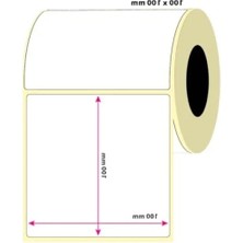 Esranın Dünyası 100X100 Termal Etiket, 500 Adet