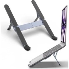 Esranın Dünyası Katlanabilir Alüminyum Laptop Standı - 6 Kademeli Ergonomik Tasarım