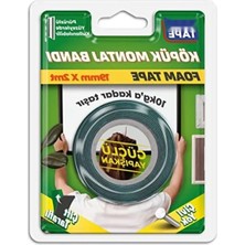 Esranın Dünyası Yüksek Güçlü Solvent Akrilik Köpük Bant 10 Kg, 19 mm x 2 Metre