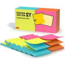 Esranın Dünyası Dönüşümlü Renklerde 100 Adet Pop-Up Not Kağıdı, 12 Pad