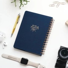 Esranın Dünyası Lacivert Renkli Spiralli Sert Kapak Not Defteri