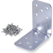 Esranın Dünyası Mobilya Dolap Köşe Bağlantı Sabitleme L Demir Gönye (10 Adet)