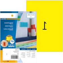 Esranın Dünyası Kendinden Yapışkanlı Renkli Etiket - A4 Boyut, 100 Yaprak