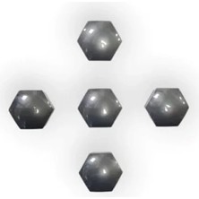 Esranın Dünyası Gri Tekerlek Bijon Kapağı Seti (5 Adet) - Skoda Kodiaq Uyumlu