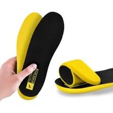 Esranın Dünyası Konforlu Yumuşak Tabanlık - Siyah-Sarı