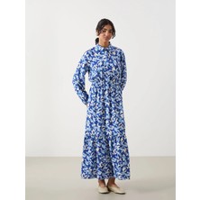 Lc Waikiki Yeni Sezon Gömlek Yaka Desenli Elbise