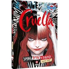 Esranın Dünyası Dısney Manga Cruella Siyah Beyaz ve Kırmızı