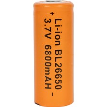 Hayat Store BL26650 3.7V 6800 Mah Lithium Li-Ion Şarjlı Pil