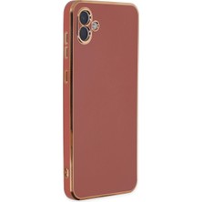 Hayat Store Samsung Galaxy A04 Kılıf Volet Silikon - Kırmızı