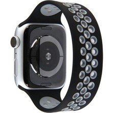 TeknoKapsül  Watch 42MM Ayarlı Delikli  Kordon (Saat Değildir) - Siyah-Gri