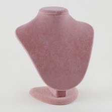 PremiumPort Şirin Pembe Mini Kolye Mankeni 16 Cm, Zarif ve Şık Tasarım