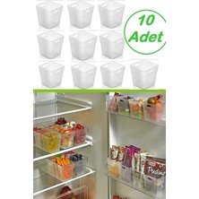 PremiumPort 10'lu Buzdolabı ve Banyo Içi Düzenleyici Organizer Seti