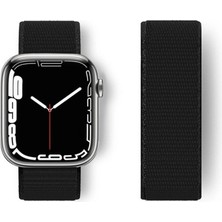 TeknoKapsül  Watch 38MM Hasırlı Cırtcırtlı Kordon (Saat Değildir) - Siyah