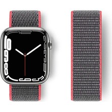 TeknoKapsül  Watch 38MM Hasırlı Cırtcırtlı Kordon (Saat Değildir) - Pembe