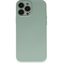 Trend Movira  Iphone 13 Pro Kılıf Nano Içi Kadife  - Su Yeşili