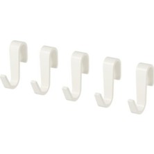 PremiumPort Pratik ve Dayanıklı Abs Plastik Kanca Seti, 5 Adet, Çok Amaçlı Kullanım