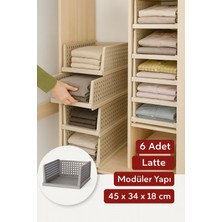 PremiumPort 6'lı Raylı Elbise Organizerleri, Mutfak ve Banyo Için Şık Depolama