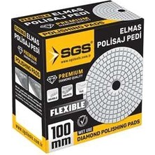 Sgs Elmas Polisaj Pedi 100 mm 1500 Kum Islak-Wet