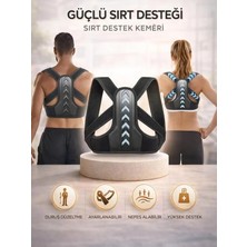 Ankaflex  Ayarlanabilir Medikal Duruş Düzeltici Korse Sırt Omuz Üst Omurga Destekli Korse Sırtağrısı Giderici Göğüs Destekli Yelek