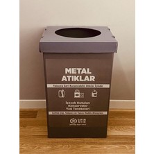 Bereks Plastik Geri Dönüşüm Kutusu Metalatıklar Sıfır Atık
