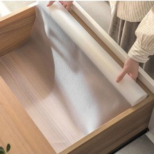 PremiumPort Kaydırmaz Şeffaf Dolap ve Çekmece Iç Koruyucu 1000X45 cm