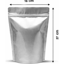 Kafem Doypak Şeffaf Metalize 16X27 cm 100 Lü 1 Paket