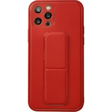 Bilfold 12 Pro Kılıf Co Deri Standlı Kapak - Kırmızı
