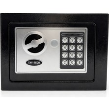 Taytech TY-004 Mini Çelik Kasa Elektronik Şifreli ve Anahtarlı