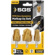 Sgs Pprc Boru Genişletme Matkap Ucu Seti 15-19/18-24/24-31MM