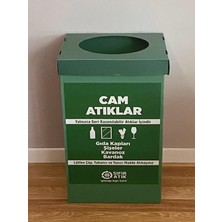 Bereks Cam Atık Toplama Kutusu Sıfır Atık Kutusu