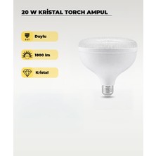 AC Aydınlatma 20W Kristal Torch LED Ampul Beyaz Işık