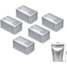 Kafem Doypak Şeffaf Metalize 13X22 cm 100 Lü 5 Paket