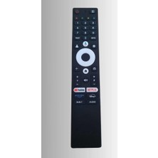 Strong-Fobem MT75EG8000QF Ile Uyumlu Smart Tv Kumanda Mikrofonlu