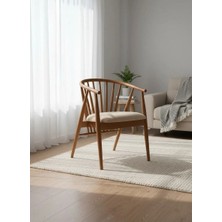 Kleinhaus Furniture Oslo Ahşap Sandalyesi, Modern Sandalye, Yemek Sandalyesi, Masif Gürgen İskelet
