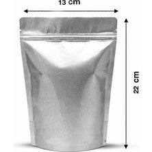 Kafem Doypak Şeffaf Metalize 13X22 cm 100 Lü 1 Paket