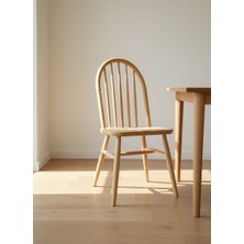 Kleinhaus Furniture Lima Ahşap Mutfak Sandalyesi, Dayanıklı İskelet