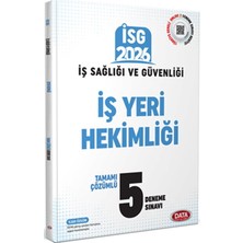Data Yayınları 2026 Iş Sağlığı Güvenliği Iş Yeri Hekimliği Çözümlü 5 Deneme Sınavı