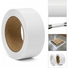 Kaizen Market Yer Zemin Işaretleme Bandı Pvc Vinil Bant Beyaz 50MM x 30M