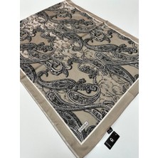 Qashka Saten Ipek Şal Etro Desen LBT0106