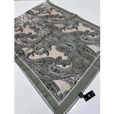 Qashka Saten Ipek Şal Etro Desen LBT0111