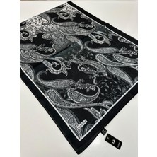 Qashka Saten Ipek Şal Etro Desen LBT0101