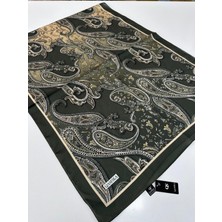 Qashka Saten Ipek Şal Etro Desen LBT0115