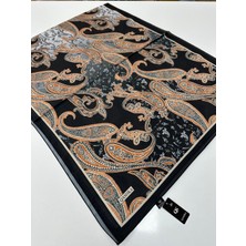 Qashka Saten Ipek Şal Etro Desen LBT0112