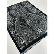 Arsel Moda Soft Pamuklu Şal Özel Seri Siyah LBD3202